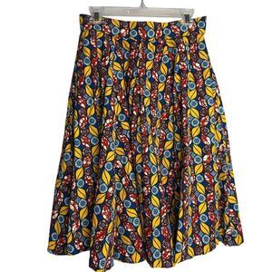 Francis + Benedict Colorful Midi Skirt Sz. S